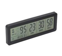 Dilwe Compte à Rebours Numérique Grand écran avec Support et Aimant, Horloge Numérique Toutes Occasions, Design Polyvalent et Pratique, pour les Anniversaires, les Mariages, la Retraite (BLACK)