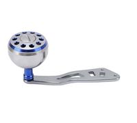 Dilwe Conception Polyvalente, Aluminium Léger Ergonomic Baitcasting Boule Poigure de Poignée, stabilité élevée pour Le Plaisir Personnalisable avec Un Matériau en Alliage en Aluminium Premium, (Blue)