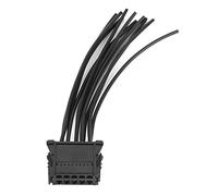 Dilwe Connecteur de Câblage de Résistance du Moteur de Souffleur, 100% Toute Nouvelle Résistance de Moteur de Ventilateur de Rechange avec des Performances de qualité Supérieure, Stables et Fiables,