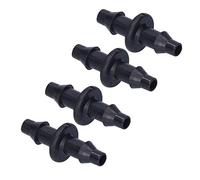 Dilwe Connecteur de Tuyau à 2 Voies 100, 4/7 Pièces, Raccords Barbelés Durables pour Système D'irrigation Goutte à Goutte, Adaptés aux Plates-bandes de Jardin, aux Fermes et aux Pelouses