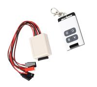 Dilwe Contrôleur de Treuil de Voiture Modèle RC, Matière Plastique, Télécommande Universelle à 4 Canaux pour Véhicules sur Chenilles RC à l'échelle 1/10