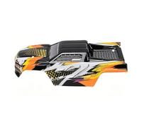 Dilwe Coque de Voiture RC, Kit de Mise à Niveau de Bricolage de Coque de Voiture 1/16 RC, pour SCY16101 SCY16102 SCY16101PRO SCY16102PRO (Orange)