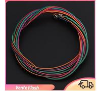 Dilwe Cordes de basse électrique 4 cordes colorées, et portable