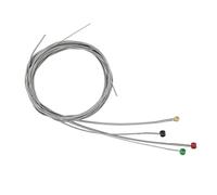 Dilwe Cordes de Basse électrique 4 Pièces, Remplacement Robuste en Métal avec une Bonne qualité Sonore, pour Guitariste de Guitare Basse à 4 Cordes