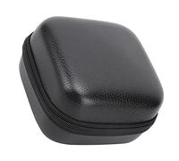 Dilwe Couverture de Bobine de Pêche Enroule Bouette en Moulinet Baitcasting Pouche PU Cuir Boîte de Rangement de Protection en Cuir avec éponge Antichoc pour Accessoires de Pêche Voyages (S)