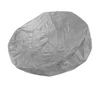 Dilwe Couverture de Spa Ronde Imperméable et Résistante aux Intempéries en Taffetas de Polyester argenté 190 pour Une Utilisation en Extérieur et la Vie de Famille (Gray)