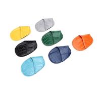 Dilwe Couvre-Clubs de Golf, Cuir PU, 7 Pièces, Couvre-Chef de Protection épais en Fer avec Fermeture Magnétique pour la Plupart des Clubs