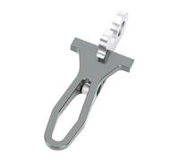 Dilwe Crochet de Serrage de Tige de Selle, avec Poignée Antidérapante Confortable, Crochet de Serrage de Tige de Selle de Vélo en Aluminium et Acier Inoxydable pour Vélo Pliant (Ti Couleur)