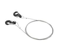 Dilwe Crochets de Chaîne, Crochet de Remorque Léger en Acier allié d'aluminium pour Voiture SCX10 D90 RC, Pièces Durables pour Le Remorquage de Camions sur Chenilles (Black) (Black)