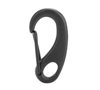 Dilwe Crochet de plong¨¦e, r¨¦sistance Thermique 316 en Acier Inoxydable en Forme de D Mousqueton ¨¤ Verrouillage Clip Kit de Boulon pour Sports de Plein air P¨ºche Randonn¨¦e d'escalade, Noir, 50 mm