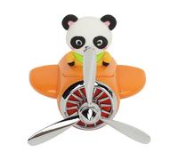 Dilwe Désodorisants de Sortie D'air de Voiture, élimination des Odeurs Réglables à 3 Lames avec 3 Tablettes Parfumées, pour la Purification et la Décoration de L'air Intérieur de (ORANGE)