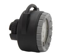 Dilwe Dilwe Boussole de Plongée, Boussole sous-Marine Magnétique Lumineuse avec Support de Serrage pour Tube Respiratoire pour Plongeurs et Snorkelers (Black) (Grey)