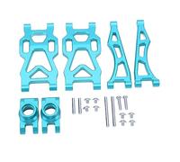 Dilwe Dilwe Kit de Bras Oscillant RC, Bras de Suspension Arrière en Alliage d'aluminium pour Voiture SCY 16101PRO 1/16 RC, Conception Légère avec Performances Améliorées (Blue) (Blue) ()