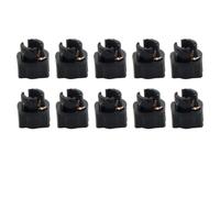 Dilwe Douille Torsadée T5 LED 10 Pièces en Plastique PC47 Prise d'ampoule de Remplacement pour Groupe de Tableau de Bord Connexion Facile Plug and Play pour la Réparation de l'éclairage du Tableau