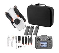 Dilwe Drone RC à Double Caméra avec Application, Télécommande, Affichage Haute Définition, Localisation Optique, évitement d'obstacles, Moteur sans Balais pour (3 Piles)