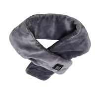 Dilwe Écharpe Chauffante USB d'hiver, Enveloppe électrique en Velours Doux avec 3 Réglages de Température de 122 °F à 104 °F pour une Utilisation Intérieure et Extérieure (GREY)