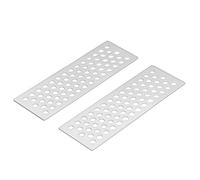 Dilwe Échelle de Sable en Aluminium 2 Pièces, Rampe de Récupération sur Chenilles RC pour CC01 D90 D110 TF2, avec Support de Toit (Blue)