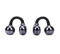 Dilwe Écouteurs Intra-Auriculaires à Pince, sans Fil Bluetooth, avec Boucles d'oreilles Papillon Amovibles, pour Le Sport, Les Cheveux Longs, Les Petites Oreilles et Le Port de Lunettes. (Black)