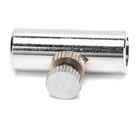 Dilwe Éliminateur de tonalité de Loup de Violoncelle, Silencieux en Métal avec Bouton Réglable pour la Suppression de la tonalité de Loup, Finition Soignée et Installation Facile (SILVER)