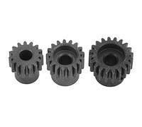 Dilwe Engrenage de Moteur RC en Acier 0.8MOD, Pignon de Moteur 15T 17T 20T 32P, Ensemble d'engrenages avec Vis de Réglage M4 pour d'arbre de 5mm pour Pièces de Voiture 1 10 RC