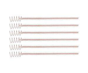 Dilwe Ensemble D'antennes à Bobine de Cuivre de Jardinage D'électroculture avec 6 Piles de Plantes de Culture électriques pour Améliorer la Croissance des Légumes et des Plantes