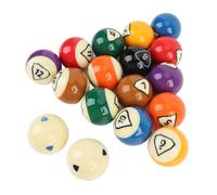 Dilwe Ensemble de Boules de Billard, Ensemble Professionnel de 16 Boules avec Résine Haute Résistance pour Norme de Compétition Internationale, Diamètre de 2,25 Pouces