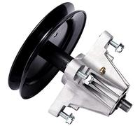 Dilwe Ensemble de Broche de Tondeuse à Gazon Compatible avec Cub Cadet pour Tracteurs de Pelouse de 42 Po et Tondeuses RZT 2010+, Aluminium et Fer, 1 unité (Silver)
