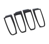 Dilwe Ensemble de Garniture de Couvercle de Commutateur de Fenêtre de Voiture, Panneau de Commande de Fenêtre en Fiber de Carbone de Remplacement pour 2022-2024 2024, Protection élégante,