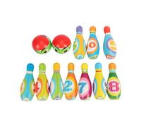 Dilwe Ensemble de Jouets de Bowling pour Enfants avec Coton PU Doux et | Développement de Compétences Multiples, Emballage de Boîte-cadeau, pour Garçons et Filles âgés de 3 Ans et Plus, Jeu