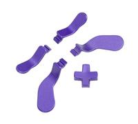 Dilwe Ensemble de Palettes de Contrôleur et D Pad en Acier Inoxydable, Sensation Tactile Supérieure, Installation Facile pour les Joueurs, pour les Contrôleurs Series 2 (violet foncé)