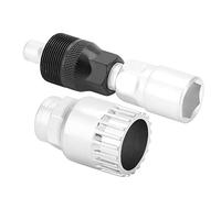 Dilwe Ensemble D'outils de Retrait de Support Inférieur D'extracteur de Manivelle de Taille Standard de Vélo en Acier, Facile à Retirer, adapté à la Plupart des Vélos, Nécessaire pour L'équitation