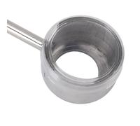 Dilwe Ensemble d'outils d'ouverture de Noix de Coco, Kit de -perforateur de Coquille de Noix de Coco en Acier Inoxydable avec Marteau en Caoutchouc et Paille pour une Utilisation à la Maison et au