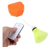 Dilwe Entraîneur de Rebonds de Badminton Outil d'auto-entraînement Portable avec Télécommande Hauteur Réglable jusqu'à 3 Mètres pour la Pratique en Salle Adultes Jeunes