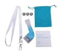 Dilwe Entraîneur Respiratoire, Appareil D'exercice de la Fonction Pulmonaire avec 3 Boules en Acier Inoxydable pour L'élimination du Mucus et la santé Respiratoire, Portable et Durable (GREEN)