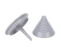 Dilwe Équilibreur de Lame de Tondeuse à Gazon, Outil ABS Durable pour Un équilibrage et Un Affûtage Faciles, adapté au Jardin et à L'extérieur, Gris, 1 unité