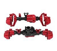 Dilwe Essieu de Portail arrière Avant en métal CNC pour Traxxas -4 1/10 RC Crawler