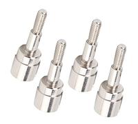 Dilwe Essieu de Roue RC, 4 Pièces en Acier Essieu de Roue Arbre D'entraînement Pièces Accessoires de Tasse Compatibles avec HSP 1/10 Voiture RC Argent