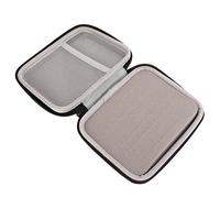 Dilwe Étui Porte-médiators, Sac de Rangement Rigide et étanche en EVA avec Poches en Filet pour Capodastre, Cordes et Bandoulière, pour Guitares électriques, Acoustiques, Basses, (Black)