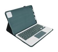 Dilwe Étui pour Clavier Pad 6 Pro 11 Pouces 2023, Housse de Support en PU avec Clavier Magnétique Détachable pour Tablette (Vert foncé)