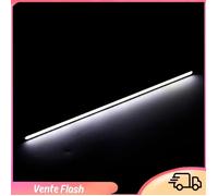 Dilwe Feux diurnes Feu de jour COB étanche, haute luminosité LED DRL, lampe de Modification de voiture 16 cm / 6,3 pouces blancs