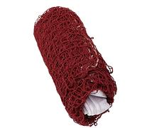Dilwe Filet de Badminton sans Nœud, Maille Carrée Portable avec Trous de 2,5 X 2,5 Cm, pour L'entraînement Sportif en Plein Air dans Le Parc de Gymnastique D'arrière-Cour (Cramoisi)
