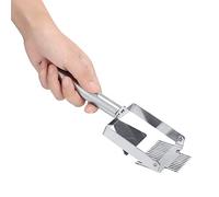 Dilwe Fourchette à Miel à Double Aiguille, Grattoir Robuste en Acier Inoxydable pour L'apiculture, Idéal pour la Collecte du Miel 9,4 "x 3,0"