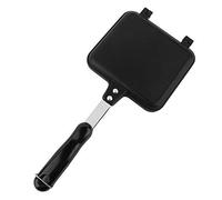 Dilwe Gaufrier à Poêle Antiadhésive Double Face, Aluminium de qualité Supérieure, Haute efficacité pour le Petit Déjeuner et le Brunch, 34,5 Cm