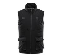Dilwe Gilet Chauffant pour Hommes, Veste Chauffante Légère Coupe-vent Doublée en Polaire 11 Zones avec Contrôle Intelligent de la Température Alimentation USB DC, pour les Voyages de (XXXXL)