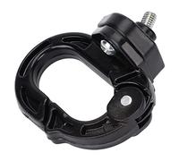 Dilwe Griffe Avant de Scooter électrique, Crochet en Acier allié et Aluminium, Fermeture à Ressort de Charge de 12 Kg, Finition de Peinture à 392 °F pour Sacs, Casques, Déplacements Urbains (Black)