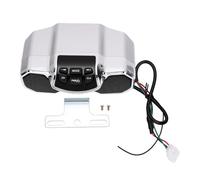Dilwe Haut-Parleur Bluetooth pour Moto avec Caisson de Basses 2x10W, | Support de Guidon, Coque en Métal ABS, Gamme Complète HiFi 2x10 W, Carte Mémoire et Lecture USB, Protection contre les
