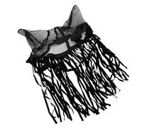 Dilwe Housse Anti-Mouches pour Chevaux avec Oreilles, Masque de | Tissu en Résistant aux Déchirures, Fermeture à Boucle Réglable, Utilisation à Long Terme des Pâturages, Bloque les Mouches