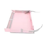 Dilwe Housse de Plateau de Voyage Multifonction Pliable pour Enfants et Adultes dans les Avions et les Trains - Matériau en Fibre de Polyester de qualité Supérieure (Rose)