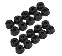 Dilwe Housse de Queue de Queue de Billard en Caoutchouc 20 Pièces, étui de Protection Souple pour Petite de Tête, avec Matériau Robuste pour Accessoires de Bâton de Billard