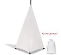 Dilwe Housse de Support de Haut-parleur DJ à 360 Degrés, Couverture de Trépied en Tissu de Haute qualité, Dissimulation des Rayures pour Concert sur Scène (Couverture à trois côtés)